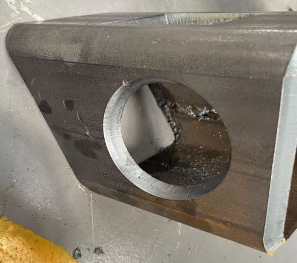 revolution tl tube laser sample bevel part