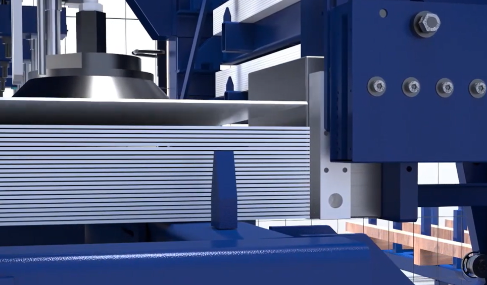 titan automation for revolution x fiber laser sheet separation