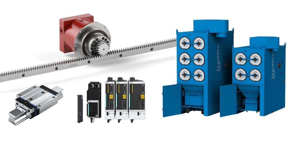 premium components from big name brands across the Revolution Series flat and tube lasers