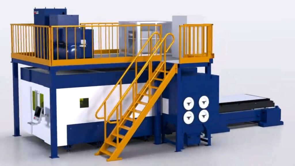 revolution x fiber laser mezzanine